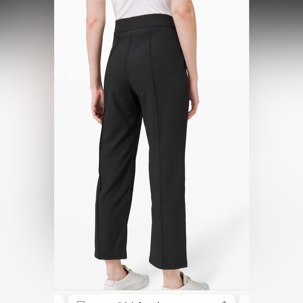7. Lululemon $118 Urban Strides Super High-Rise Pant 25"Black 4 - Picture 3 of 6